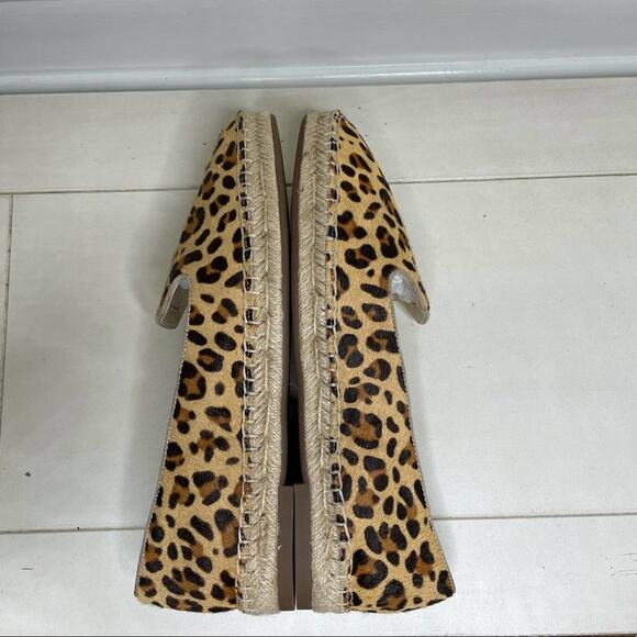 New Sole Society 'Sammah' Leopard Animal Print Espadrilles Size 10 - Picture 4 of 6